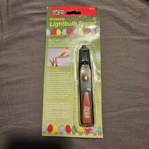Right Test Christmas Lightbulb Tester, Checks any size Lightbulb, NEW